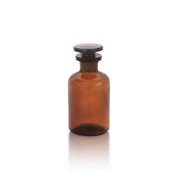 Apothekerflasche 50 Ml Mit Glasstopfen - Enghals Braun ...