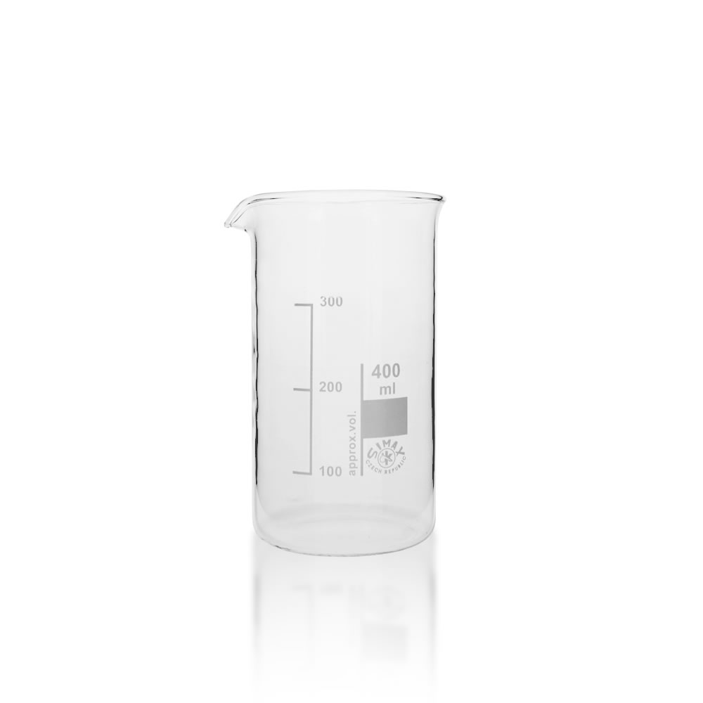 Becherglas 400ml Hohe Form | Laborbedarfshop.de - Laborbedarf Aus Glas ...